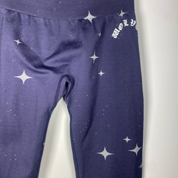 Brand new with tags! Darc Sport Midnight Blue Starry SHE Wolves Leggings - Picture 9 of 10